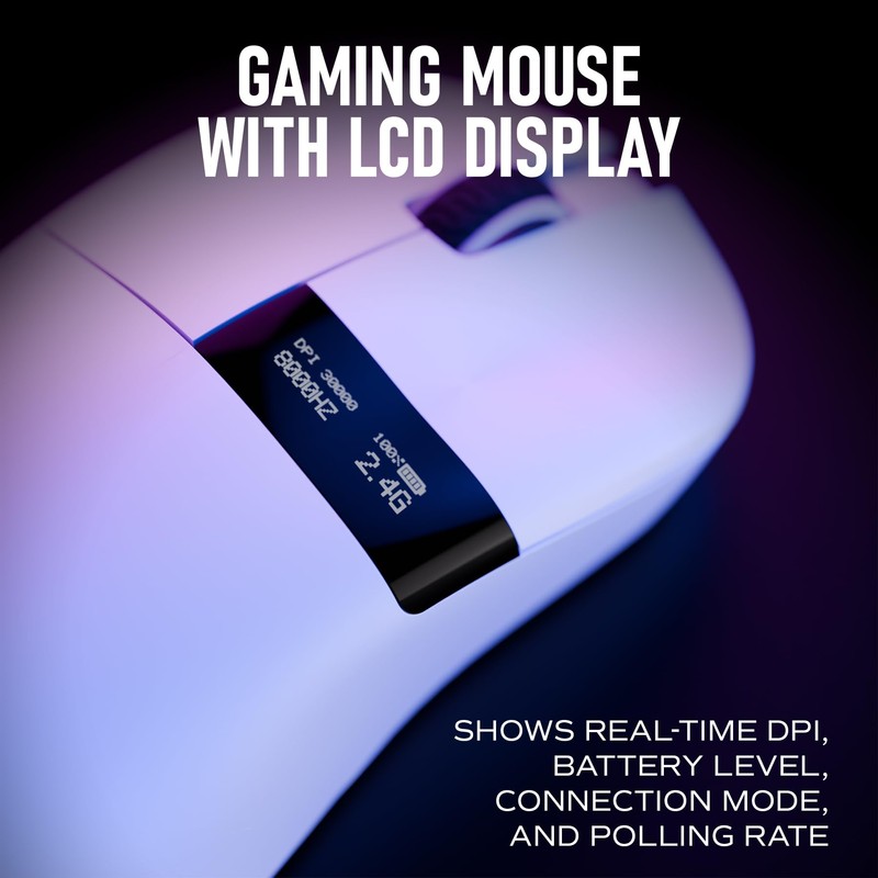 OOCTPK Chilkey Glacier LW 8K M Wireless Gaming Mouse with