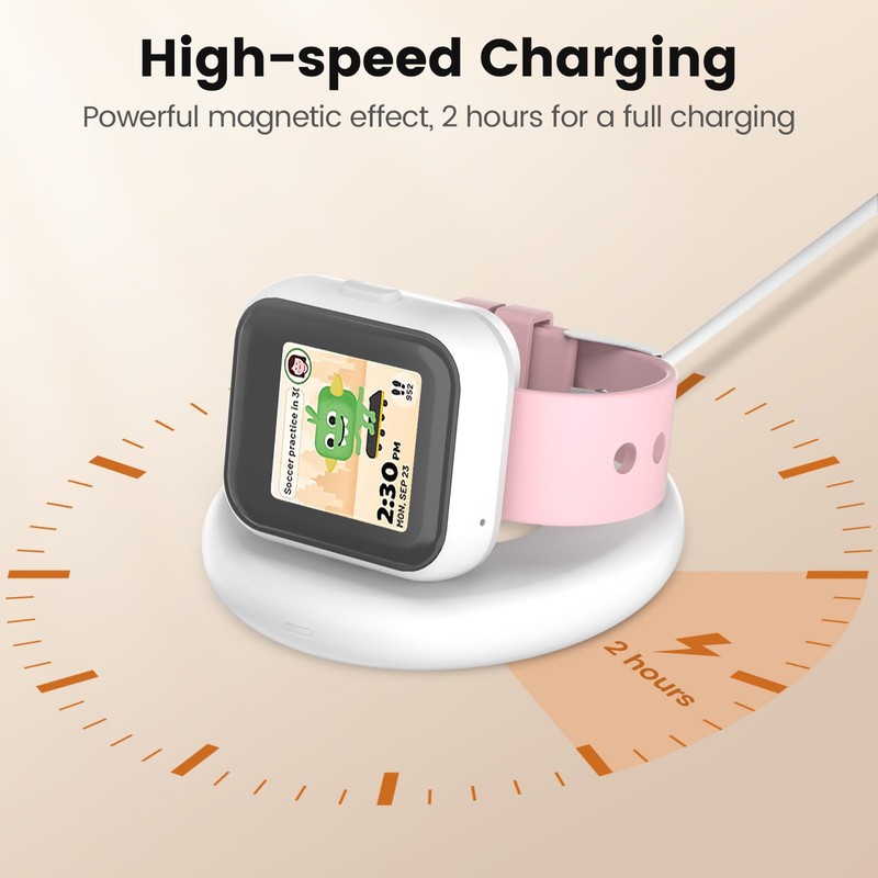 Compatible with SyncUP Kids Watch Charger Stand Dock, Portable &