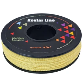 emma kites 100% Kevlar Braided String Utility Cord Abrasion Flame Resistant, Tactical Survival Fishing Assist Cord Model Rocket Paracord Trip Line Camping Cordage