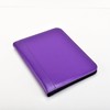 Arpan A4 Purple Zipped Deluxe Faux Leather Business Conference with