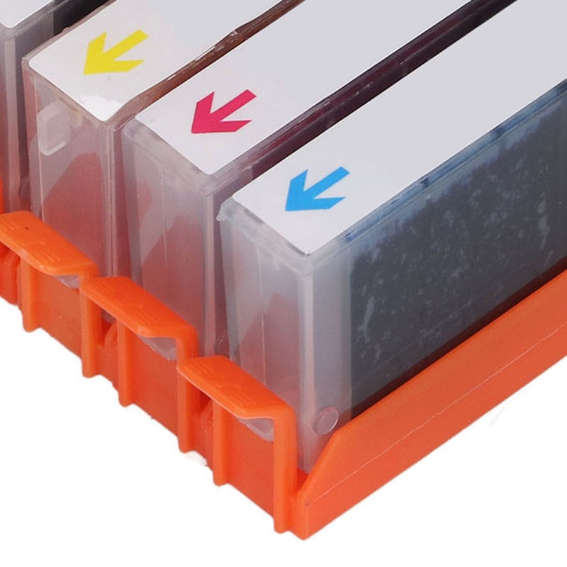 5 Color Printer Ink Cartridge Set Fluent Printing Ink Cartridge