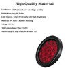 PSEQT 4" LED Round Stop Turn Tail Lights Trailer Truck