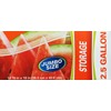 Multi-Purpose Jumbo Size Plastic Storage Bags, 2.5 Gallon, 4-pk
