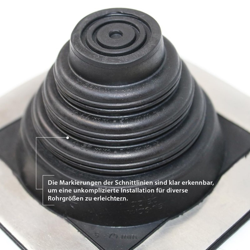 Pipe Collar No. 1-0 - 70 mm EPDM Black |