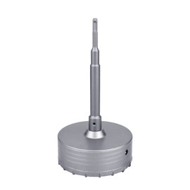 160mm / 6.3 inch Concrete Hole Saw with 250mm SDS Plus Shank Connecting Rod,Tungsten Carbide Teeth Cement Hole Saw for Cement Brick Concrete Stone Wall (160mm / 6.3 inch)