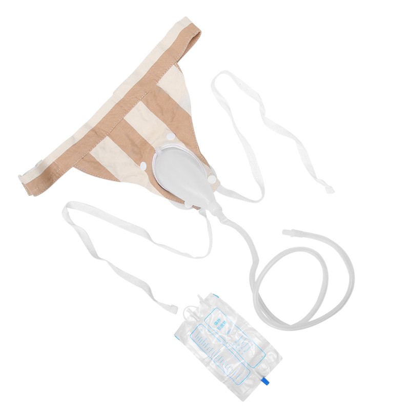 Women Female Silicone Urine Collector Urine Collection Drainage Bag Wearable