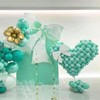 5 inch Teal Balloons, 100 pcs Mini Teal Blue Birthday