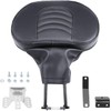 Adjustable Rider Backrest, Detachable Plug-in Driver Backrest Pad with Mounting