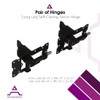 Advantage Industries Stainless-Steel Self-Closing Gate Hinge “Long Leg” | Horizontal