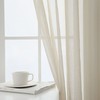 Demetex Linen Net Curtains 96 Drop 2 Panels Long Voile