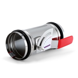 Aulmscn 3 Inch HVAC Duct Manual Volume Backdraft Damper,Stainless Steel Airflow Control Valve With Adjustment Handle,Duct Damper for HVAC Ventilation System (3inch)