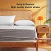 Sonive Super King Fitted Sheet, Light Grey Breathable Bed Sheet,