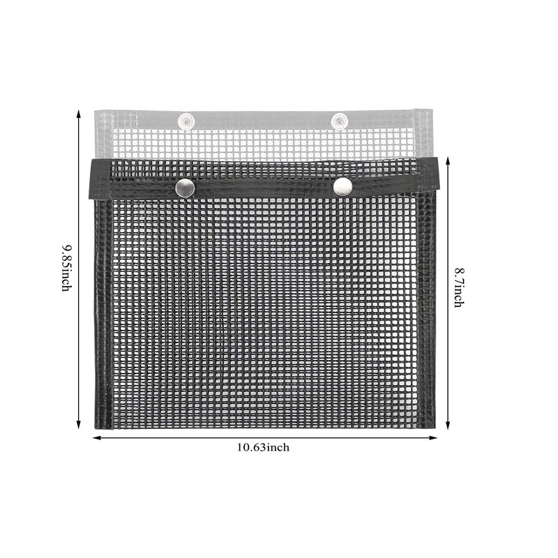 Tiardey 2 x 8.6 x 10.6 inch grill mesh bag,