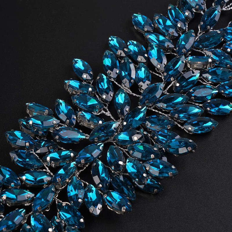 JWICOS Diadema de cristal para novia, accesorio para el cabello
