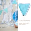 DECHOUS Triangle Bunting Banner Flags 3.5m/10.5ft Pennant Banner Cotton Fabric