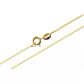 Unbranded Sterling Silver Vermeil Box Chain 20-inch Long