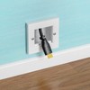 deleyCON HDMI Wall Socket 1x HDMI Port Flush-Mounted 3D Full