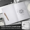 Ctosree 5 Pcs Isometric Graph Paper Notebook 8.5" x 11"