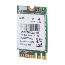 Dell Killer 1535 Alienware R3 Wireless Card Killer 1535 Mac 9Cb6D00A420D For Killer 1535Ac Dual Band 802.11Ac Ngff M.2 867Mbps Bluetooth 4.1 Game Wireless Network Card