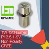 LED Conversion/Upgrade Bulb for Many Popular Torches/flashlights P13.5 Flange Universal