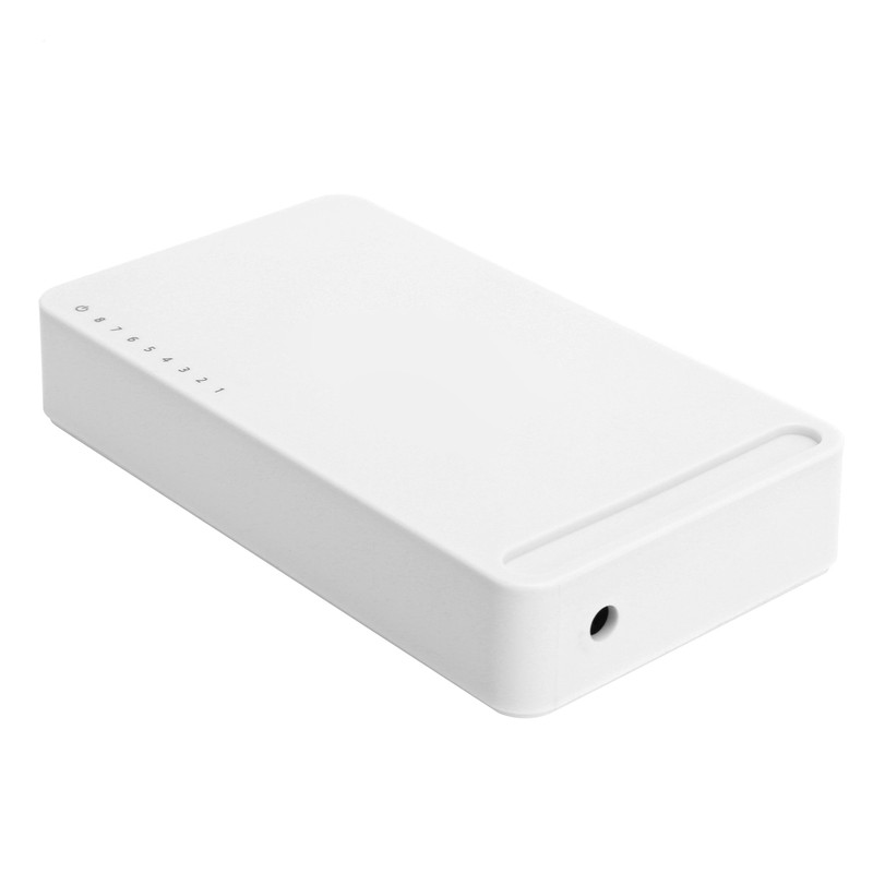 8‑Port Gigabit Ethernet Switch Network Switch Adapter RJ4510/100/1000mbps 100‑240VEU Plug