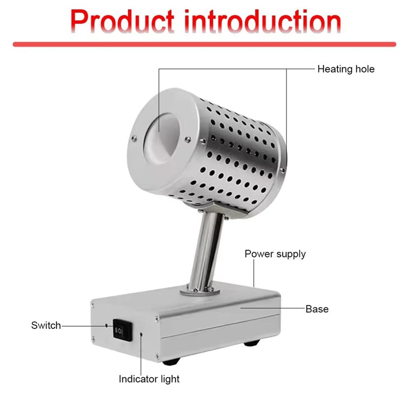 Snblzhef Bacti-Cinerator Sterilizer Infrared Inoculation Loop Rod Sterilizer Laboratory Electric