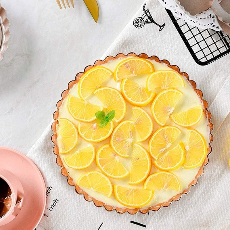 LATRAT Tart Tin Quiche Mould 28 cm Quiche Tart Pan