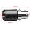 VEHSUN Muffler Cutter, LED Light Car, Downward Facing, Carbon Style,