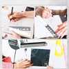 12 Inch Folding Ruler, 2 Pack Acrylic Folding Ruler Angle