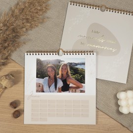 KIND OF HAZEL® Photo Calendar to Design Yourself Without Year, Craft Calendar, Calendar for Self-Design, Birthday Calendar Everlasting, Wall Calendar as DIY Gift