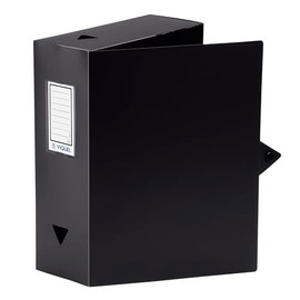 Viquel Polypropylene Class Doc Box File Spine 100 mm black