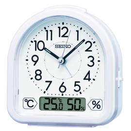 Seiko Wecker Kunststoff Silber QHE191W