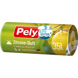 Pely Climate Neutral Scented Bin Liners 35 L Pack of 12