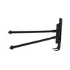 Stainless Steel Swivel Towel Hanger Holder Black Rotating Movable Towel