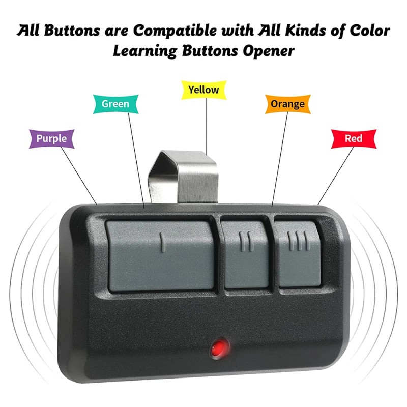 for Liftmaster Chamberlain Craftsman 893max Universal Garage Door Opener Remote