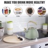 Tea Kettle -3.0 Quart Whistling Tea Kettle for Stove Top