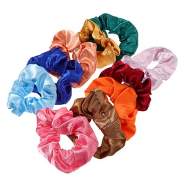 PACKOVE 10pcs Solid Color Hair Ties Hair Bands Durable Ponytail Holders for Women Chic Accessories for Everyday Wear Easy to Match with Outfits