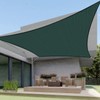 ECOOPTS 8'x12' HDPE Sun Shade Sail Rectangle Canopy Shades for