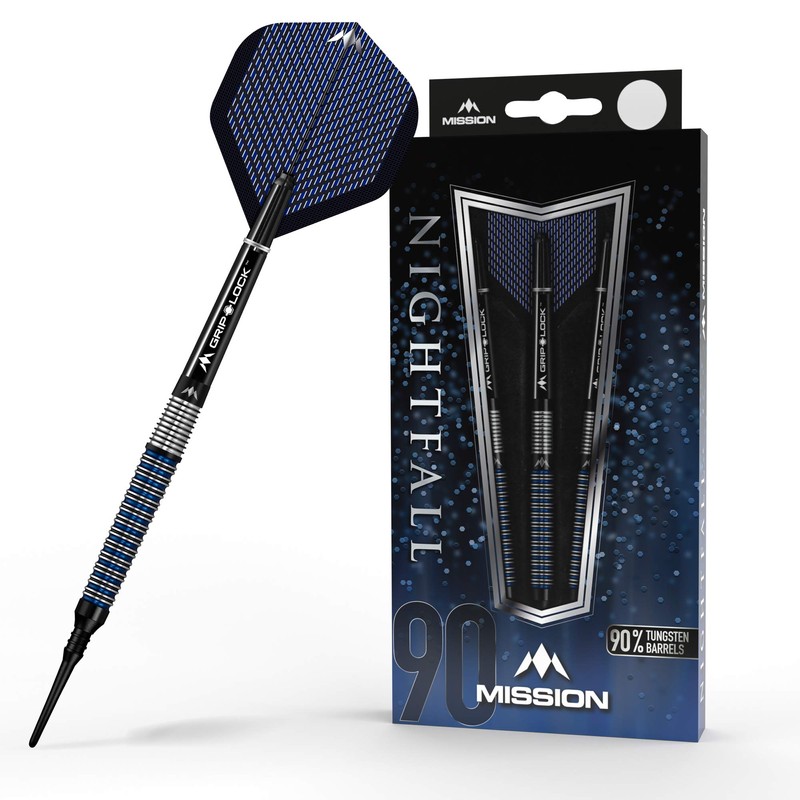 Mission Darts #_D9709 Nightfall | 20g Premium Soft Tip 90%