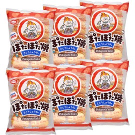 Kameda Pota Pota Yaki Rice Crackers 22pcs 4.8oz (6 Pack)