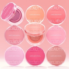 Jeong Saem Mool Jung Saem Mool Artist Cushion Blush + 1 Blush Puff - 9)Blooming Pansy / 정샘물 아티스트 쿠션 블러쉬 + 블러쉬 퍼프 1매입 - 9)블루밍 펜지