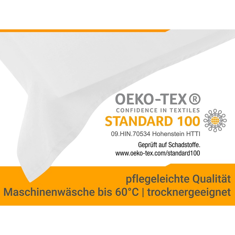 Classic Bed Sheet without Elastic – One Size Approx. 150