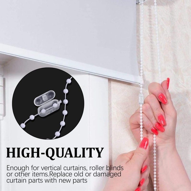 Roller Blind Cord Connector Clips, Replacement Pull Ball Chain Connector