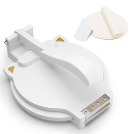 Bamboo Tortilla Press 10 inch Quesadilla Maker Wooden Corn Tortilla Maker Rotatable Roti Maker with 50Pcs Parchment Paper & Dough Cutter for Flour Mexican Taco Pataconera Dough Press (4.5"-10")