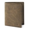 TENBST Men's Wallet with RFID Protection, Wallet with Coin Compartment,