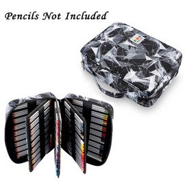 SUMTREE 220 Pcs Large Capacity School Office Pencil Case, gray, Fashionable