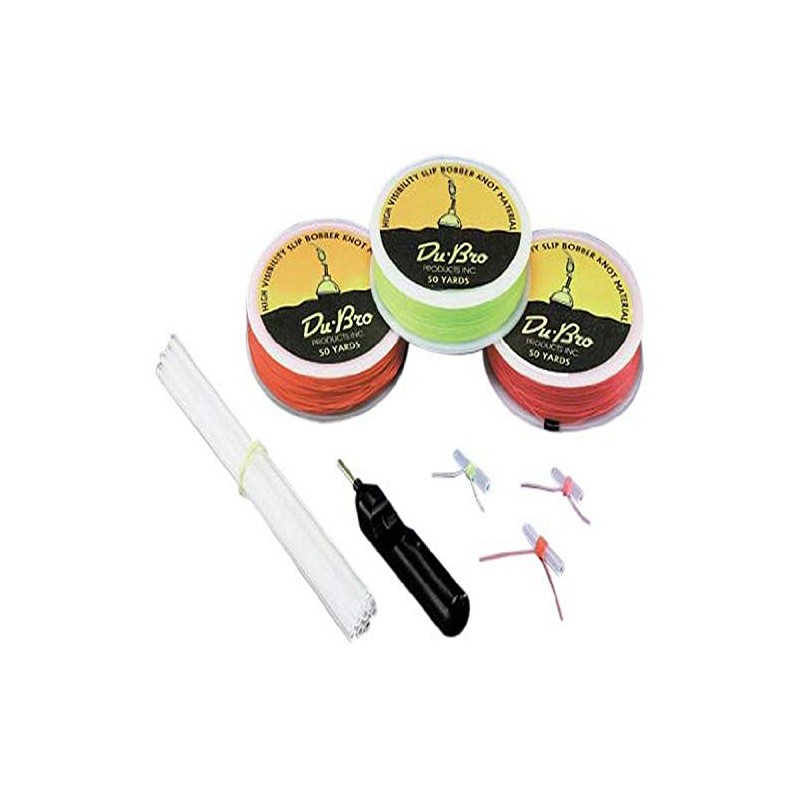 DU-BRO Fishing Slip Bobber Knot Tying Kit, Pink