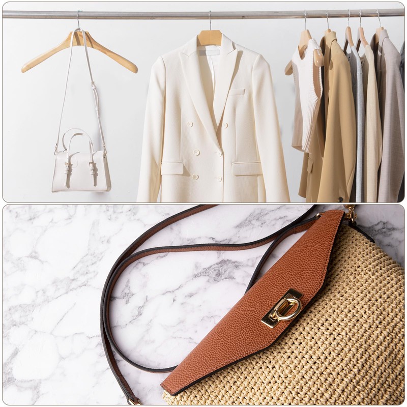 sourcing map Purse Strap, Leather Adjustable Replacement Strap for Women's