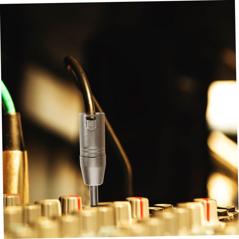FRCOLOR 4pcs XLR Adapter Metal TRS to XLR Coupler to
