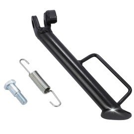 one+lifestyle Yamaha Side Stand, Genuine Type, 4st Beino, SA26J, SA37J, Jog, ZR, SA36J, JOG, Black, Replacement, Motorcycle, Custom Parts